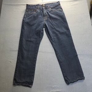 RedHead Mens Flannel Lined‎ Jeans Dark Wash Buffalo Plaid Denim Pants 40x30